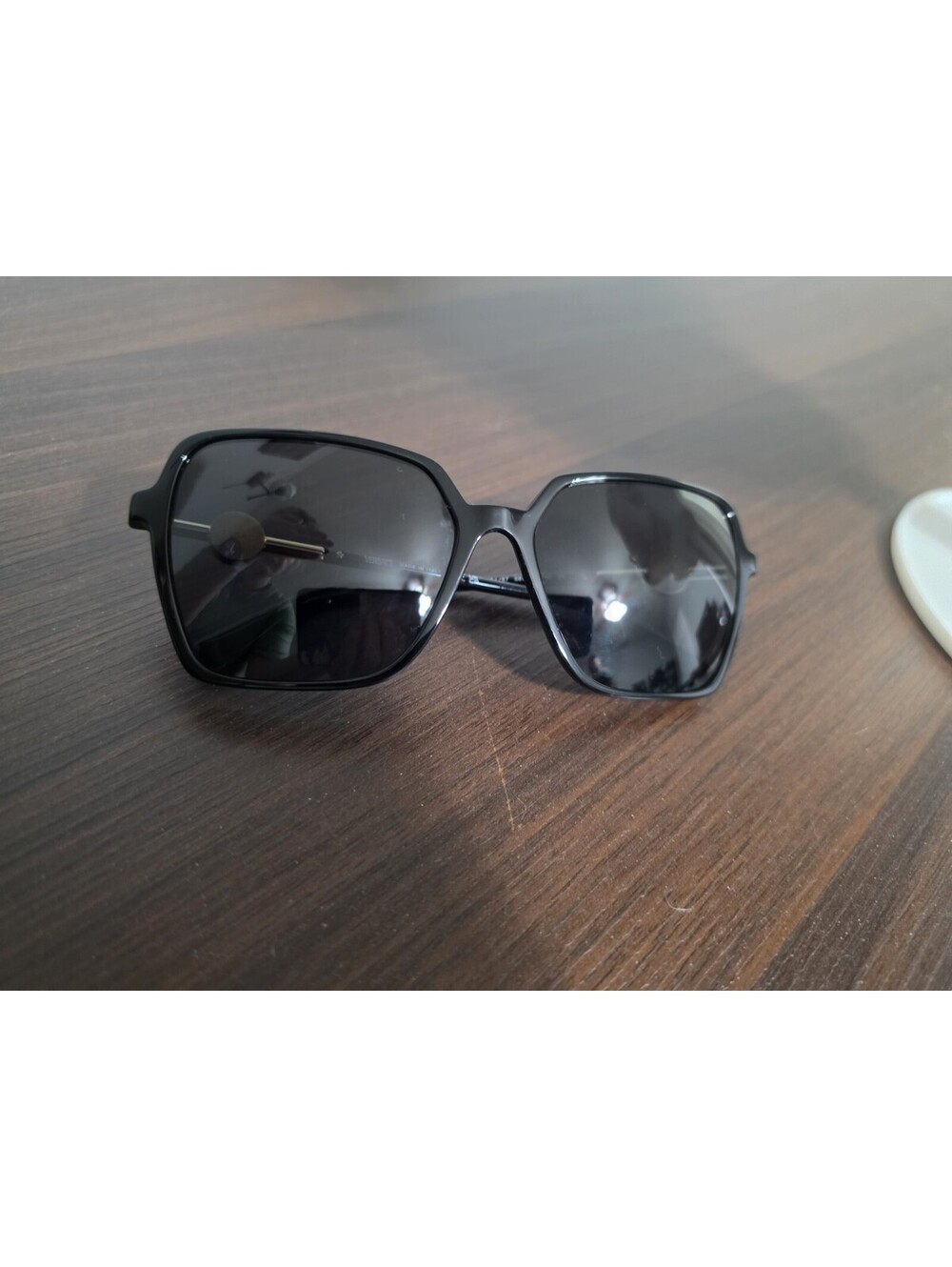 Versace VE4396 GB1/87 Sunglasses Women's Black/Dark Grey Lens Square Shape 58mm - Picture 7 of 9